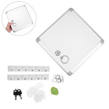  Porte-clés mural antivol à 12 emplacements avec étiquettes, idéal pour les