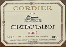 Étiquette de Château Talbot