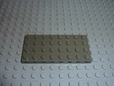 Plaque plate LEGO OldDkgray 4x8 ref 3035 Set 10221/1376/7184/6091/10129/7181...