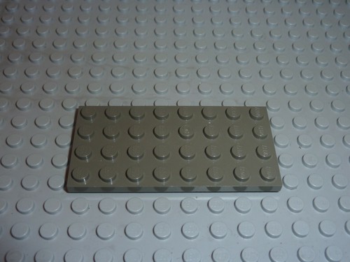 Plaque plate lego olddkgray - plaque,