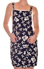 robe salopette courte bleu