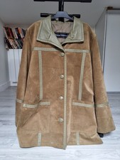 Veste vintage daim & cuir