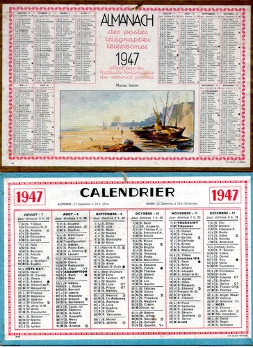 Calendriers almanachs des - 2,