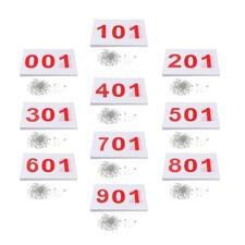 100x dossards de course