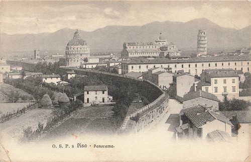 Carte postale pise panoramique - postale,