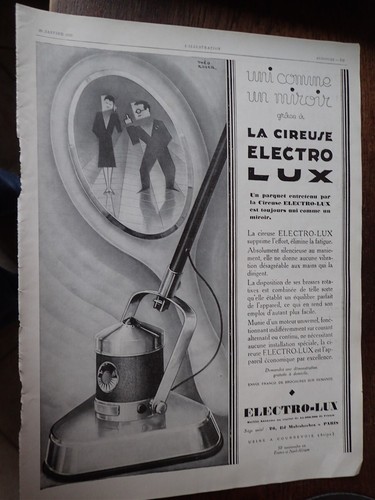Cireuse electro lux illustrée - cireuse, electro-lux