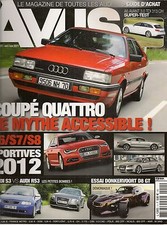 AVUS 11 AUDI A6 AVANT V6 3.0 TDI AUDI UR QUATTRO 10V 1984 DONKERVOORT D8 GT