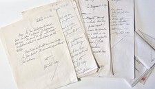 19 lettres autographes peintre