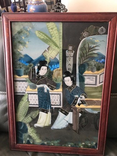 Tableau peinture fixee sous - tableau,