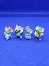 Lot 4 Figurines Éléphants