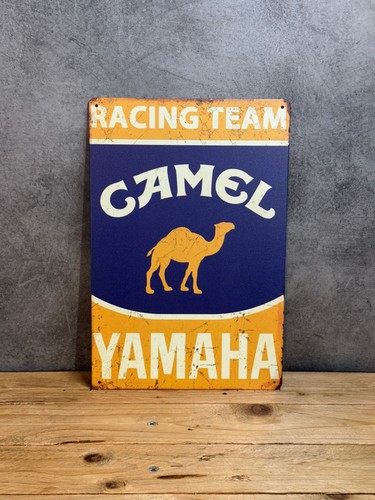 Plaque métal camel yamaha - plaque,