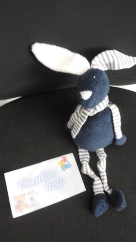 453b doudou peluche lapin - doudou,