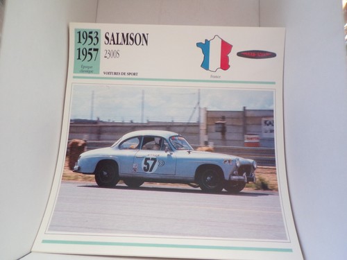 Fiche card carte car - card,