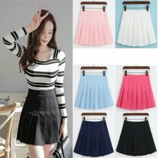 Décontracté Plissé Jupe