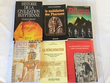 lot EGYPTE -Livres- LA MALEDICTION DES PHARAONS -LA MORALE -RELIGION-PYRAMIDES..