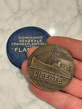 Médaille & Transatlantique & Paquebot Liberté & Jean Vernon