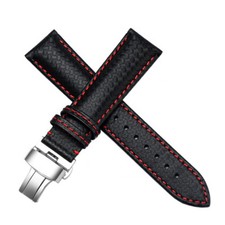 21mm Carbon Fiber Cuir Montre Bandeau Sangle Fabriqué Pour IWC Pilot’s IW377709