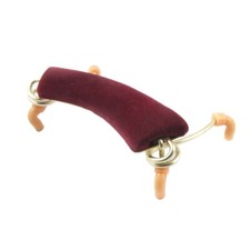 Épaulière pour violon 1/2 avec cadre en métal et dessus en flanelle