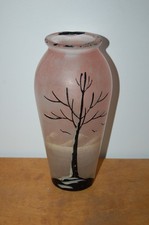 Vase 20 cm ancien , peint à