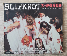 Slipknot X-Posed: The Interview 2001 CD UK Poster included