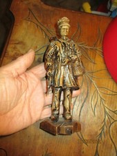 Ancien Paysan Bressan Au Marché Parapluie et Panier de Bresse JJTR Tel Santon