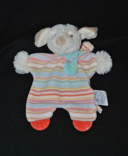 Peluche doudou chien - , plat