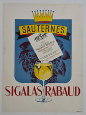 AFFICHE  POSTER  SAUTERNES