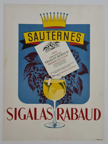 Affiche poster sauternes - ,