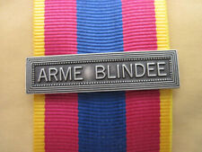 Agrafe  ARME BLINDEE   pour la Médaille Défense Nationale