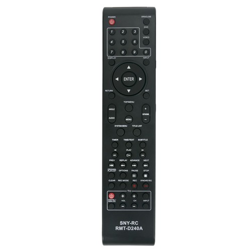 New replaced remote - replaced, rmt-d240a