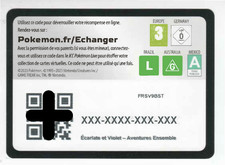 Carte Pokemon EV09  Code