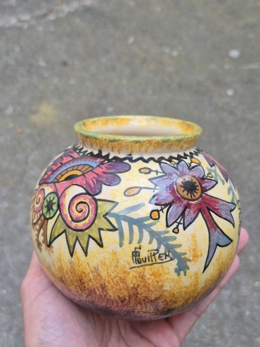 Vase boule céramique quimper - boule,