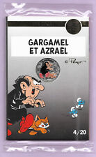 10 Euro Argent, FRANCE 2020, Schtroumpf, GARGAMEL ET AZRAEL, Blister n°4 Couleur