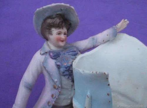 Vase biscuit porcelaine xix - vase,