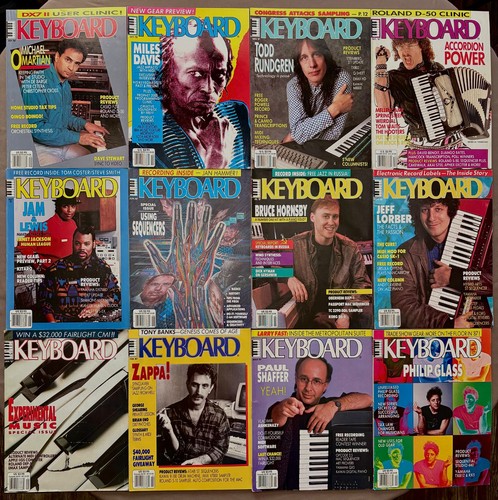 Keyboard magazines complete - keyboard, magazines.