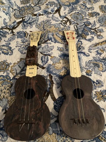 Pair vintage ukulele s - pair,