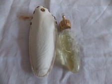 ancien flacon rare parfum de caron dans sa pochette