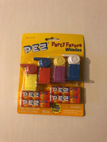 Pez party favors whistles - party,