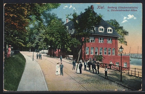 Carte postale kiel résidence - postale, kiel,