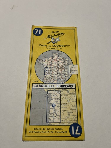 Michelin carte routière - michelin, n°71