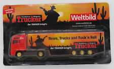 GRELL HO 1/87 CAMION REMORQUE TRUCK TRAILER MAN TGA WELTBILD TRUCKER MAGAZIN BOX