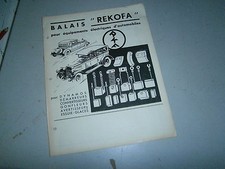 Catalogue pub Balais charbon équipement électrique automobile