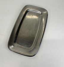 Plat rectangle en inox ou métal argenter estampillé orfèvrerie gulden 18/10
