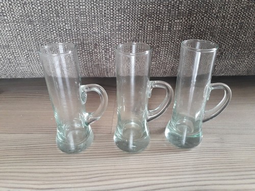 Ancien verre soliflore en - ou,