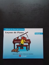 PARTITION - METHODE DE PIANO HAL LEONARD - LECONS DE PIANO VOLUME 1