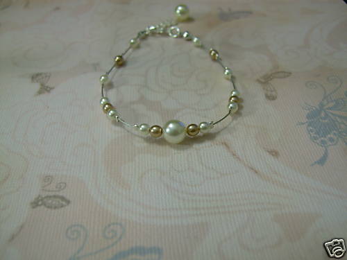 Bracelet ivoire cappuccino - bracelet, ivoire/cappuccino