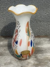 Vintage opaline glass vase, 25