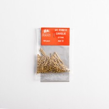 Amati AM4100-12 Chevilles Laiton 12 MM (100 Pièces) Modélisme