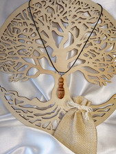 Collier / Pendentif Artisanal en bois d'If