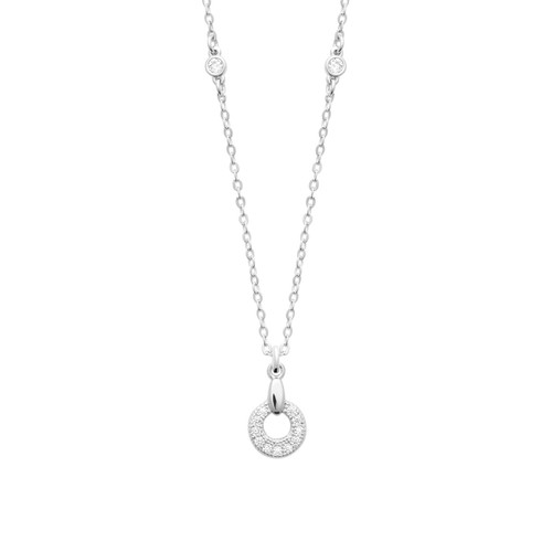 Collier pendentif forme cercle